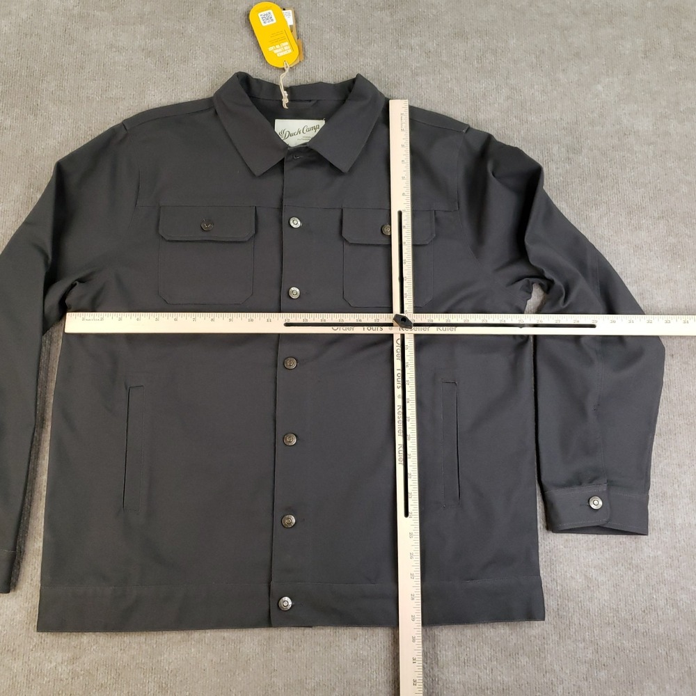 Duck Camp Brush Jacket Mens 2XL XXL Gray Relaxed Fit Outdoor Hunting Pockets BS2 - Picture 2 of 11